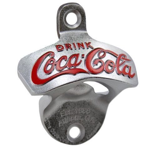 New TableCraft Coca-Cola / Coke Wall Mount Stationary Bottle Opener